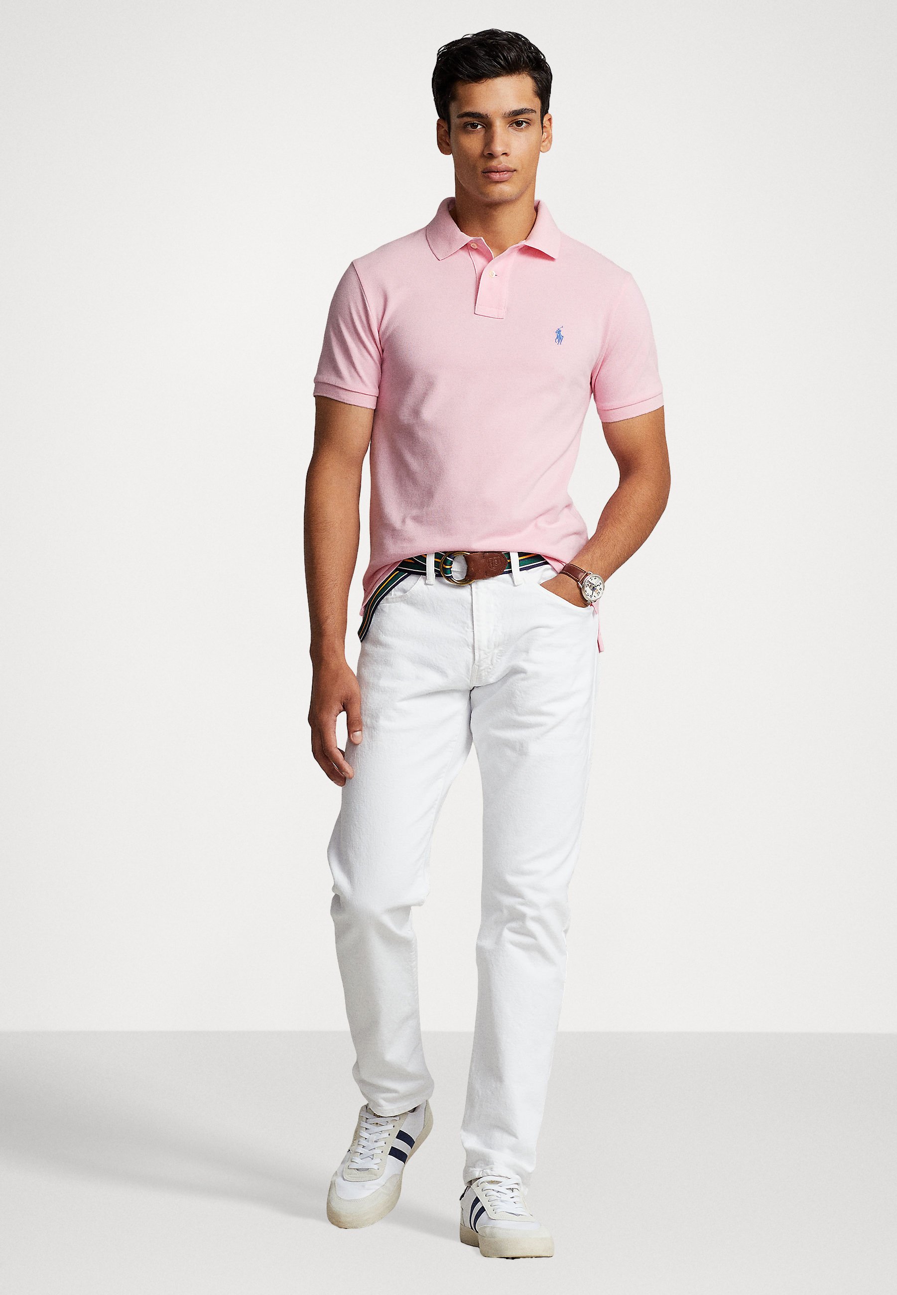 Polo Ralph Lauren SLIM FIT MESH POLO SHIRT - Polo marškinėliai