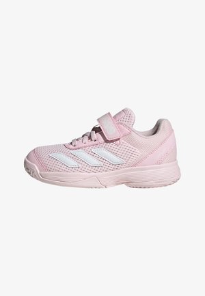 adidas Performance, COURTFLASH UNISEX - Tennissko til multicourt - distilled pink/ftwr white/distilled pink