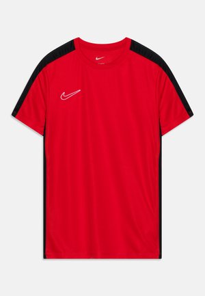 DF UNISEX - Sports T-shirt - university red/black/white