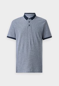 POLO WITH TIPPING - Pólóing - dark blue