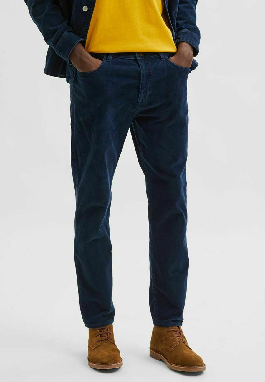 Selected Homme Straight leg jeans - blue indigo/blue - Zalando.de