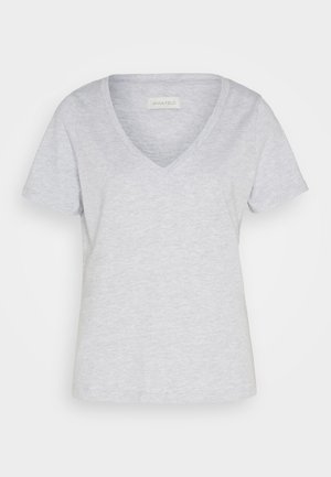 T-shirt basic - mottled grey