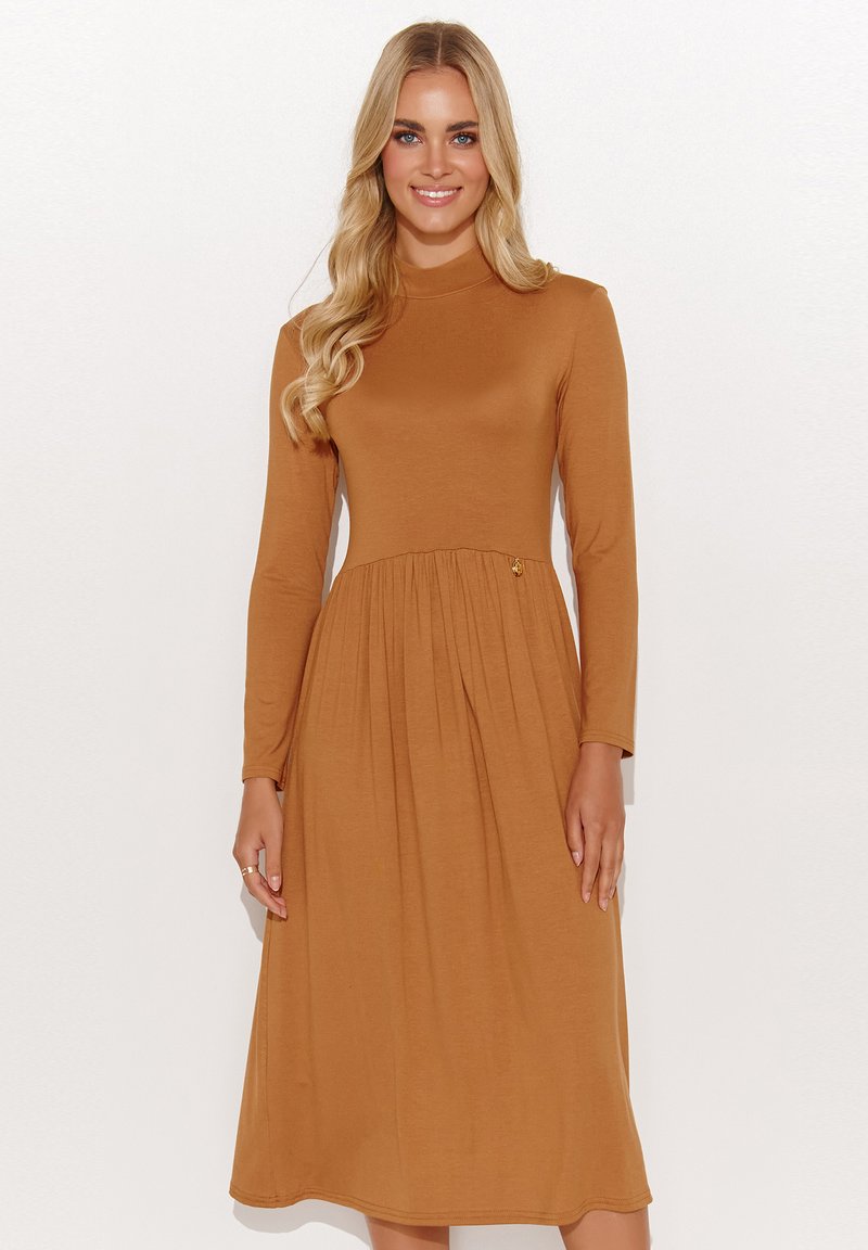 Makadamia DRESS WITH A STAND-UP COLLAR - Sukienka letnia