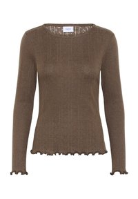 GRUSZ POINTELLE - Pulover - fondue fudge melange