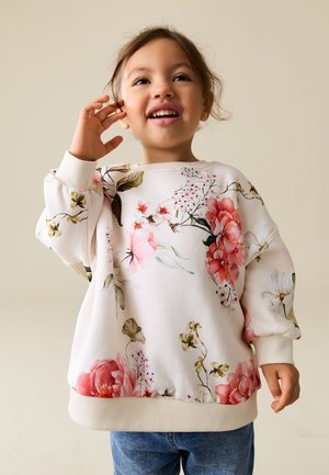 Next, REGULAR FIT - CREW NECK - Sweater - cream floral