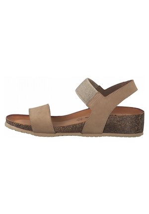 Tamaris Wedge sandals - nature