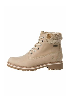 Winter boots - beige fur