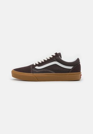 Vans OLD SKOOL UNISEX - Zapatillas - dark brown/withe