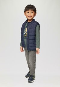 s.Oliver MIT PEANUTS - PRINT - Longsleeve - schiefergrau