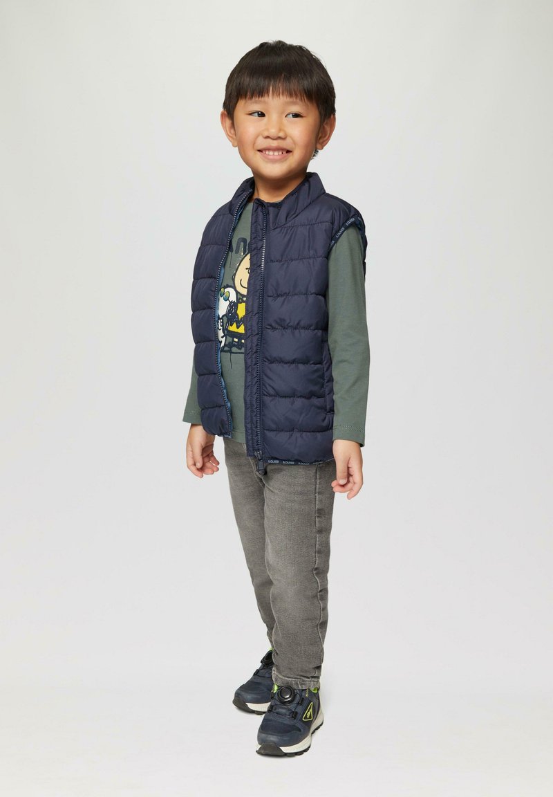 s.Oliver MIT PEANUTS - PRINT - Longsleeve - schiefergrau