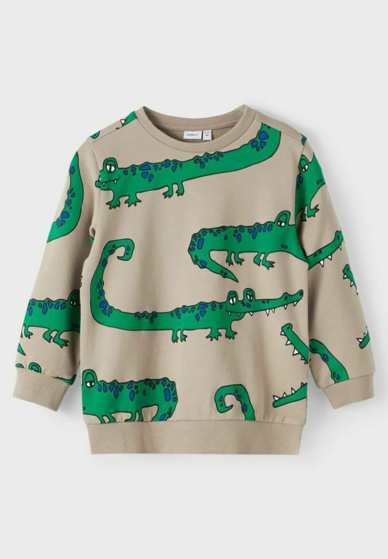 Kinder Pullover | Name it KROKODIL Sweatshirt mocha meringue/hellbraun - IL02426 Kinder Pullover | Name it KROKODIL Sweatshirt mocha meringue/hellbraun - IL02426