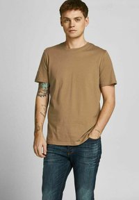 Jack & Jones JJE TEE  O-NECK  - T-shirt - bas - malt ball