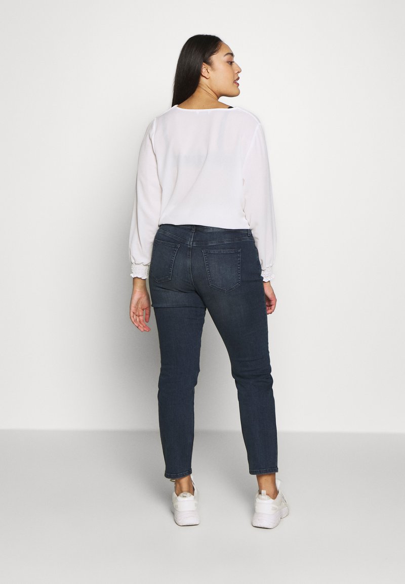 Damen Skinny | MY TRUE ME TOM TAILOR BASIC LEG Jeans Slim Fit used dark stone/dunkelblau - XF95206 Damen Skinny | MY TRUE ME TOM TAILOR BASIC LEG Jeans Slim Fit used dark stone/dunkelblau - XF95206