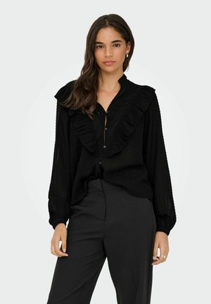 Overhemdblouse - black