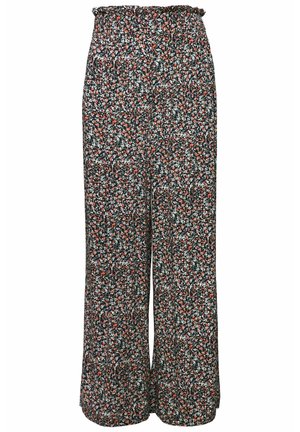 Studio Untold HIGH WAIST MILLEFLEUR  - Pantaloni - black