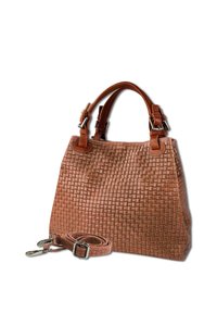 DrachenLeder GEPRÄGTES MUSTER - Handtas - braun