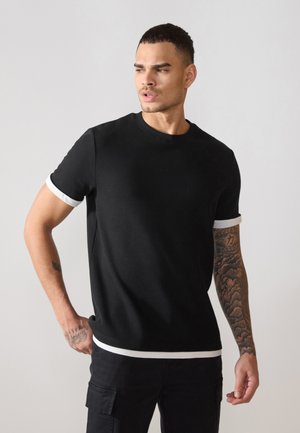 Pier One by Zalando Basic T-shirt - black