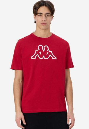 AMP LOGO KORPO CROMEN - T-shirt con stampa - red chily pepper