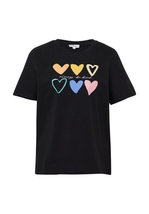 s.Oliver T-Shirt print - schwarz