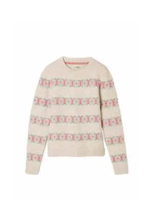 FatFace, KARENZA KNITTED PATTERN JUMPER - Jumper - natural