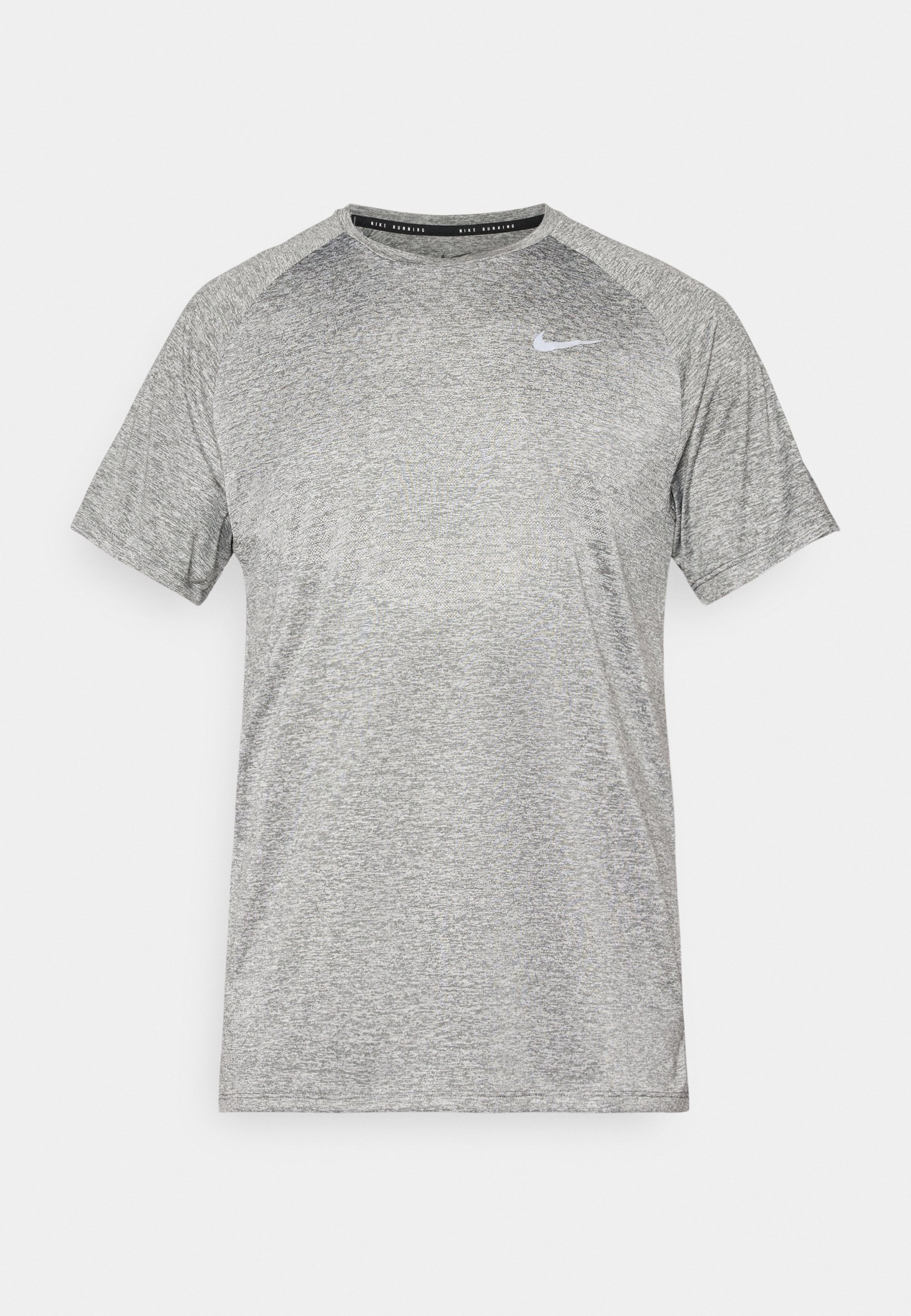 white and gray nike shirt