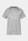 STRIDE - Спортна тениска - smoke grey/heather/reflective silver-coloured