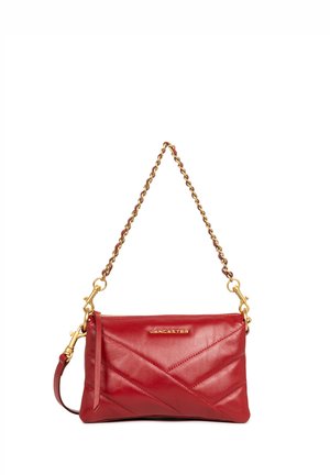 LANCASTER SMALL SOFT MATELASSÉ - Handtasche - carmin