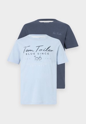 2 PACK - Tricou cu imprimeu - blueish grey