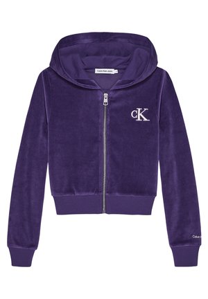 Sudadera con cremallera - dark purple