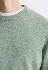 Marc O'Polo AUS GESPRENKELTEM TWEED - Trui - rain kissed leaf