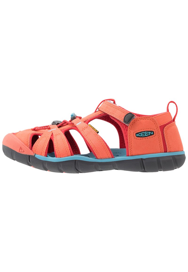 Keen Seacamp Ii Cnx Trekkingsandale Coral Poppy Red Koralle Zalando De