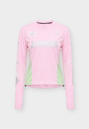 Nike Performance, SWIFT - T-shirt à manches longues - pink rise/illusion green/sail