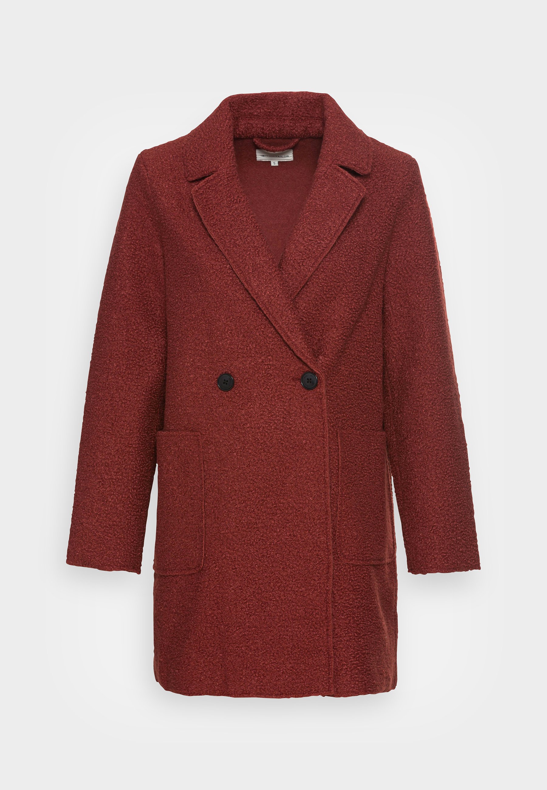 red midi coat
