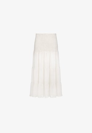 Bosanova, FALDA LARGA NEGRA CON VOLANTES - Falda larga - beige