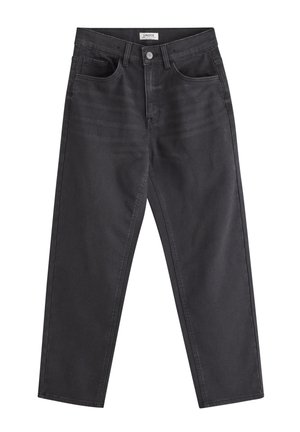 WILMER BRUSHED INSIDE - Jeans baggy - black
