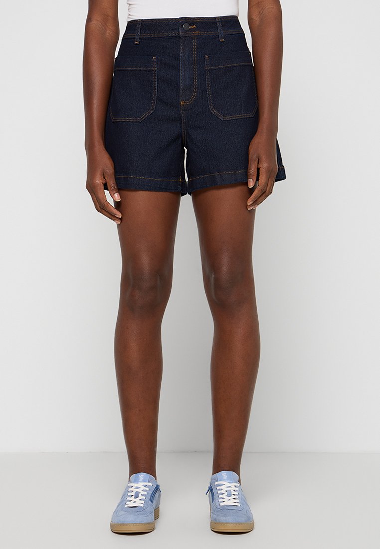 Vero Moda Jeansshort donkerblauw Vero Moda Jeansshort donkerblauw