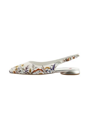 MONA - Slingback ballet pumps - weiss   multi