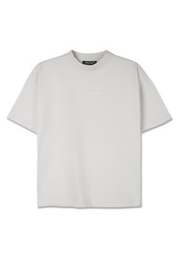 BRACY HEAVY OVERSIZED TEE - T-shirts - washed pure grey/white gum