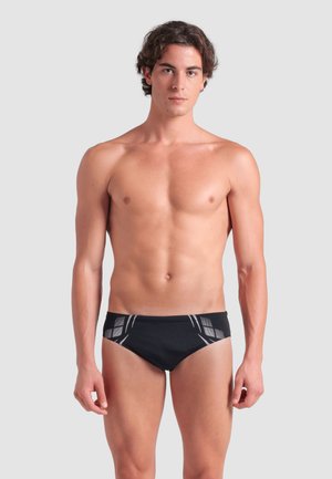 POSEIDONIA - Costume da bagno a slip - black-white