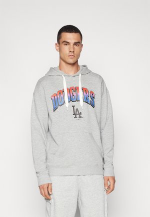 MLB LOS ANGELES DODGERS GRADIENT PULLOVER HOODIE - Club wear - sport gray heather/signature off white