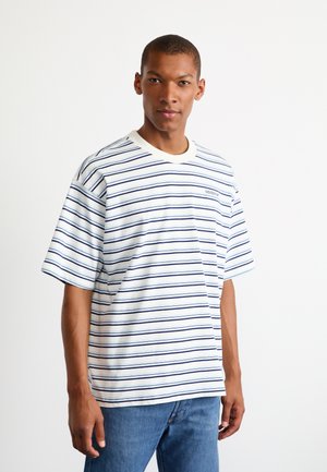 adidas Originals 80S LOOSE STRIPED - T-shirts print - off white