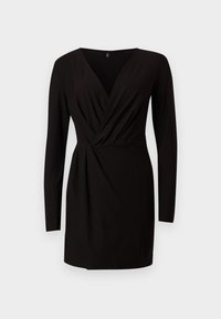 ONLSILJA TWIST DRESS - Vestito di maglina - black