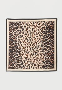 DOWNTOWN LEOPARD BANDANA - Φουλάρι - sand