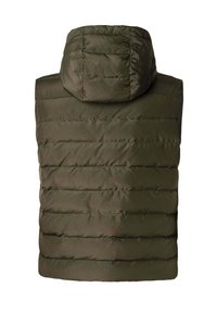 Façonnable QUILTED HOOD - Weste - khaki green