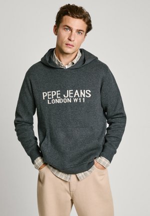 CARSON - Jersey con capucha - graphite grey