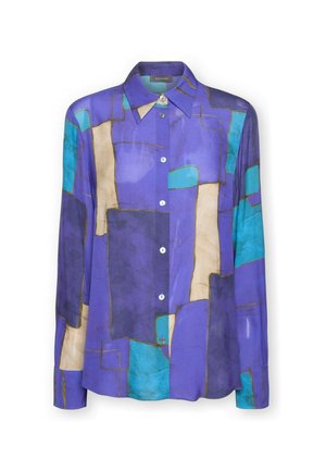 Elena Mirò, CAMICIA STAMPATA - Hemdbluse - bluette