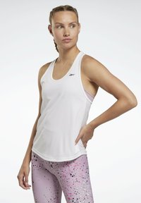 Reebok ID TRAIN MESH BACK TANK SPORTS TOP - Topp - white