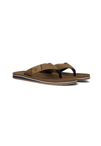 Clay T-bar sandals - cognac