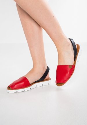 POPA Sandales à plateforme - red