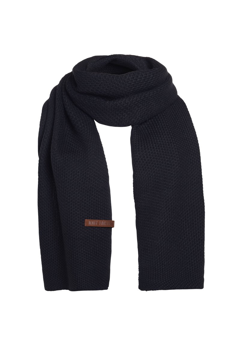 Knit Factory Sjaal - navy